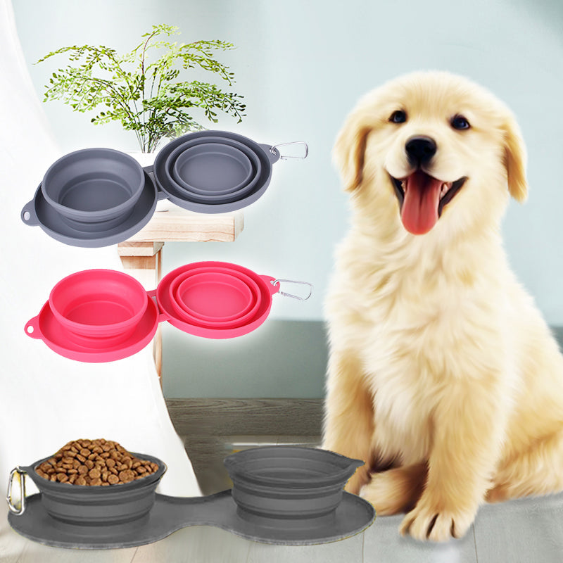 Set Da Pranzo Per Cani Da Viaggio Pawfun