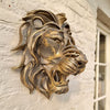 🦁Testa di leone da parete art