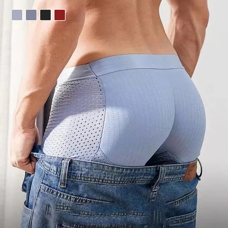 Intimo da uomo traspirante in seta di ghiaccio per il sollevamento del sedere