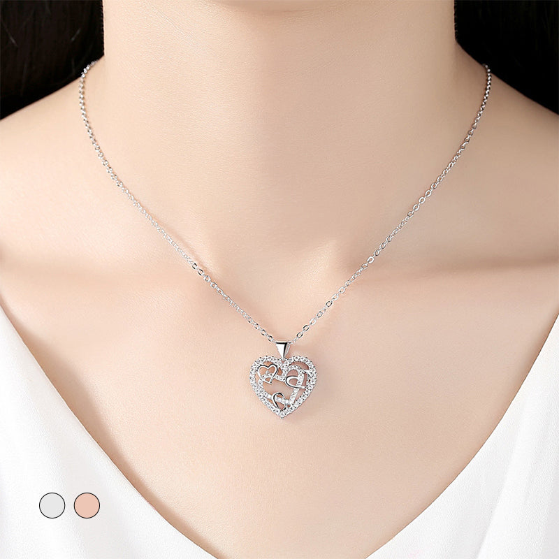 Collana di cuori ad incastro