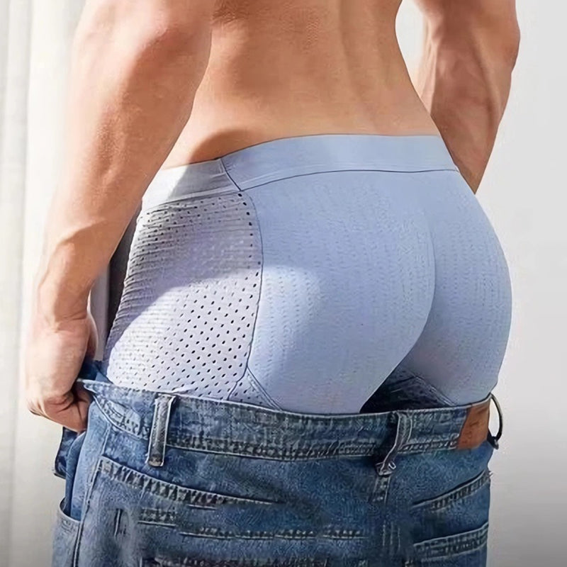 Intimo da uomo traspirante in seta di ghiaccio per il sollevamento del sedere