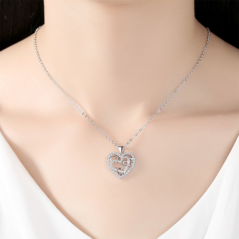 Collana di cuori ad incastro