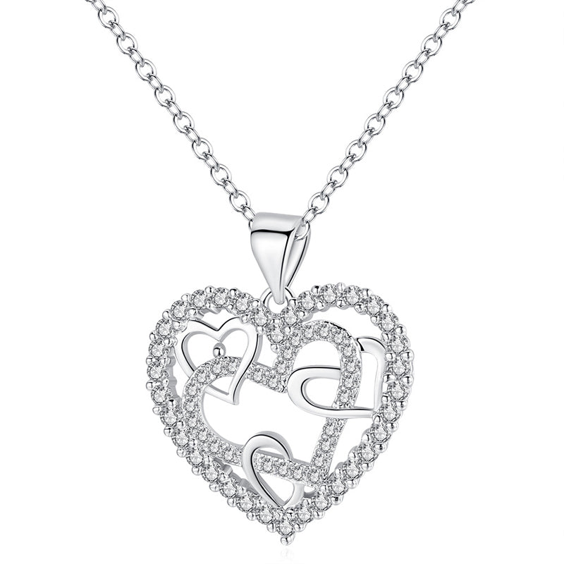 Collana di cuori ad incastro