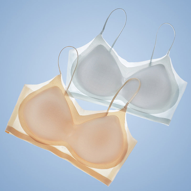 🔥49% di sconto - Reggiseno estivo senza cuciture, ultra-sottile e di taglia superiore, in seta ghiacciata, comfort