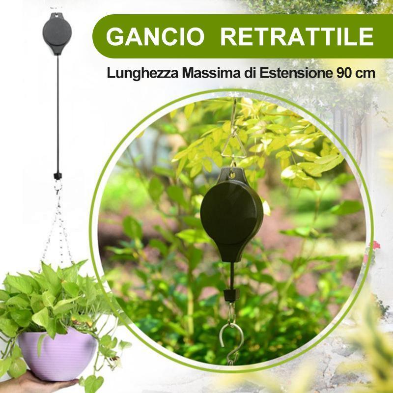 🎍Puleggia retrattile per vasi da giardino