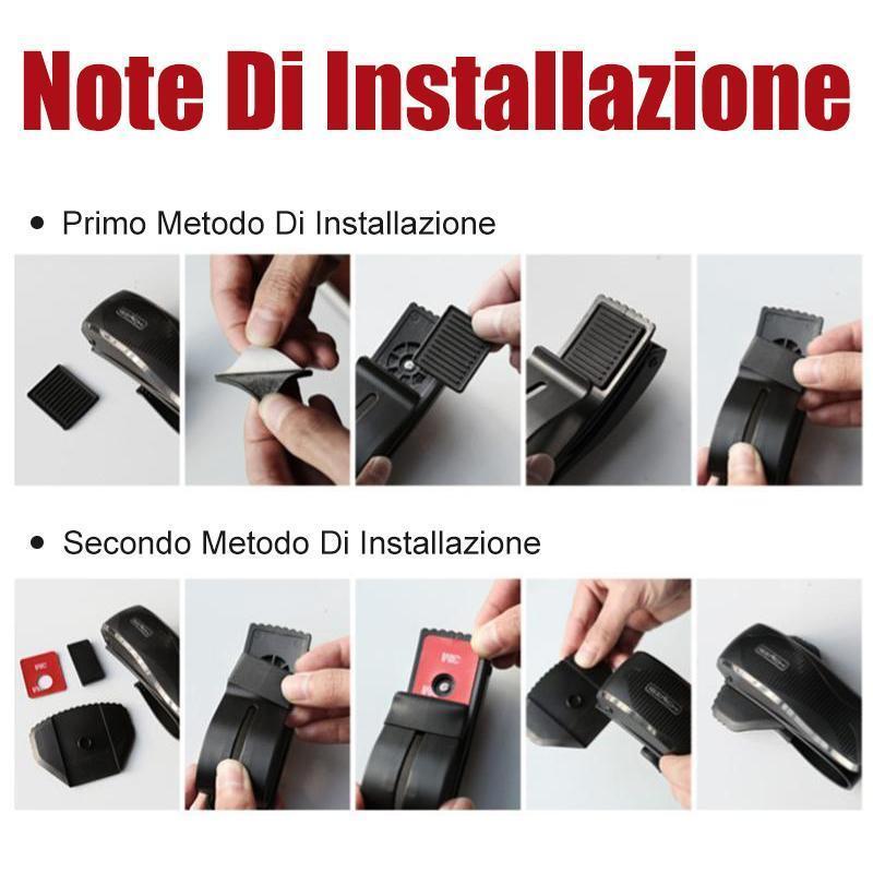 Supporto per telefono veicolare girevole a 360 °
