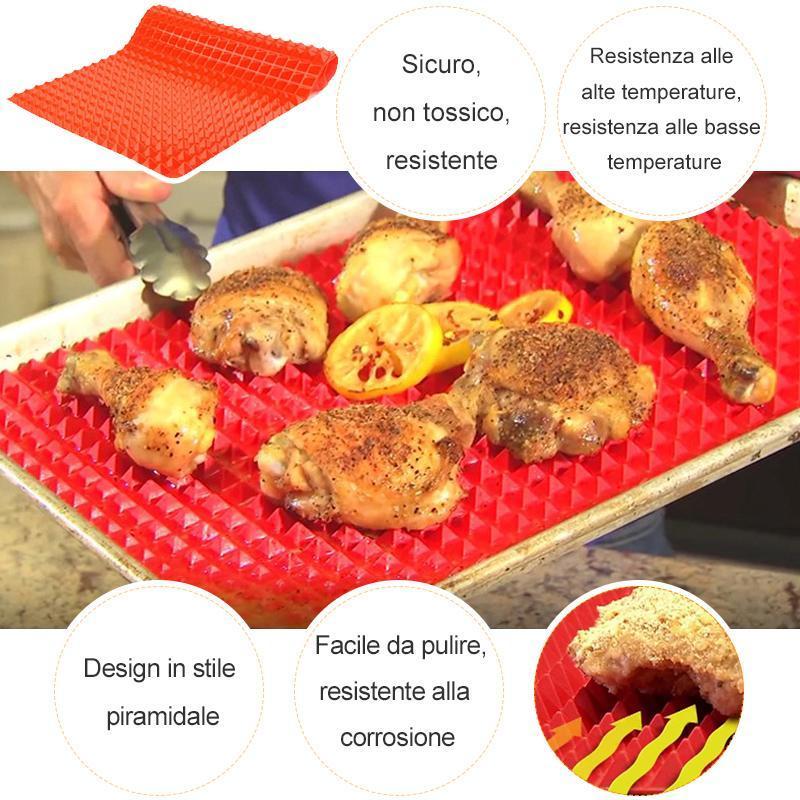 Tappetino da cucina in silicone con testurizzato antiaderente