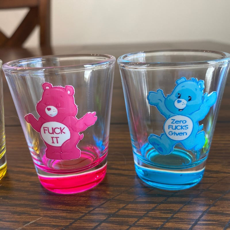 Bicchieri da shot Swear Bears, 6 pezzi