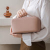 Borsa cosmetica da viaggio in pelle portatile