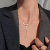 Collana con stella lunare in argento sterling