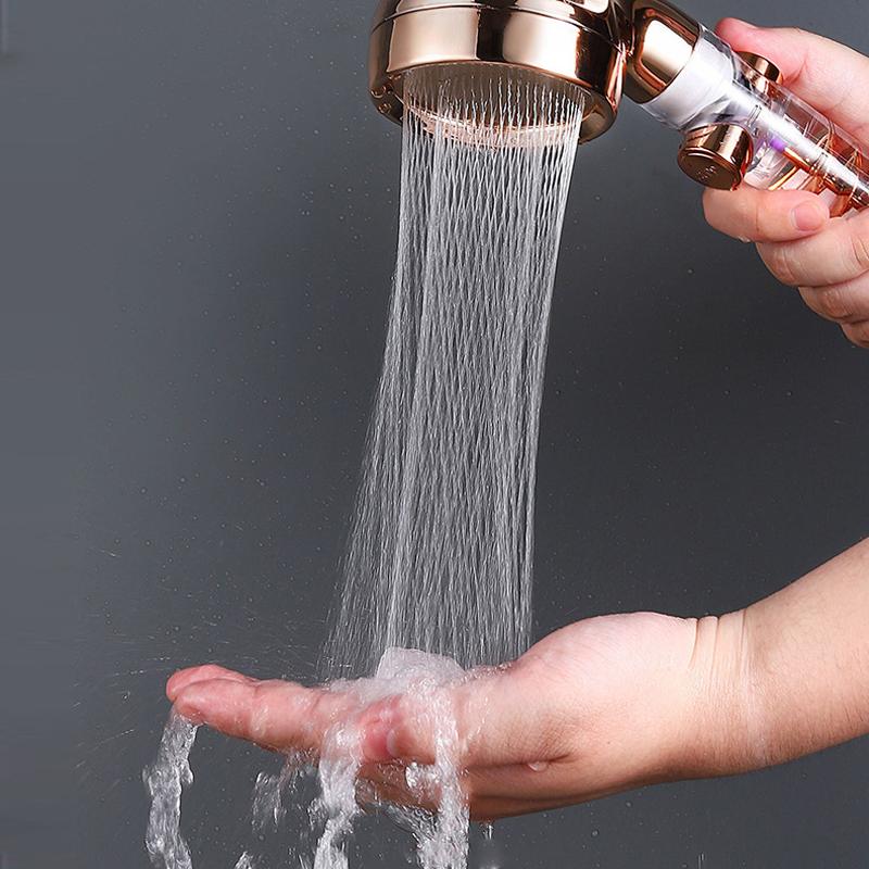 Soffione doccia a risparmio idrico ad alta pressione regolabile in 3 modalità