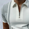 T-shirt polo colorblock