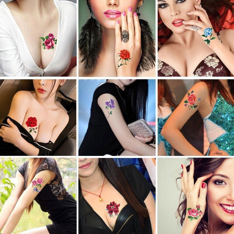 Adesivi per tatuaggi 3D eleganti e creativi