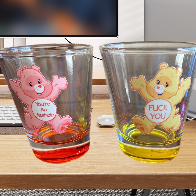 Bicchieri da shot Swear Bears, 6 pezzi