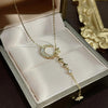 Collana con stella lunare in argento sterling