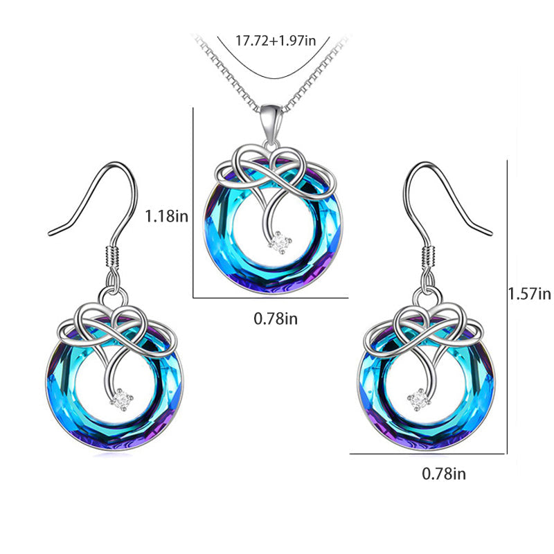Collana e orecchini Love Eternity