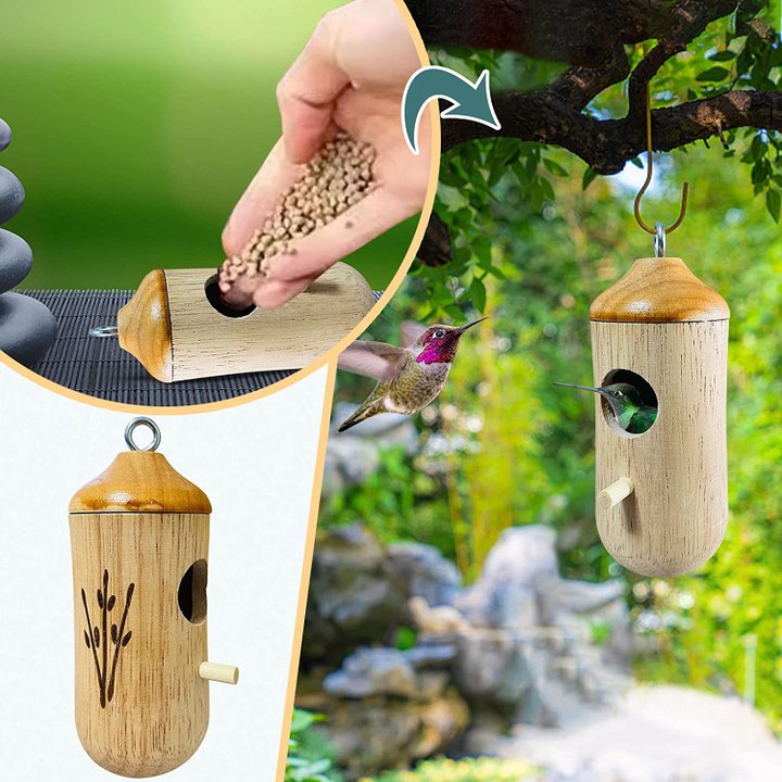 🐦casa di colibrì in legno
