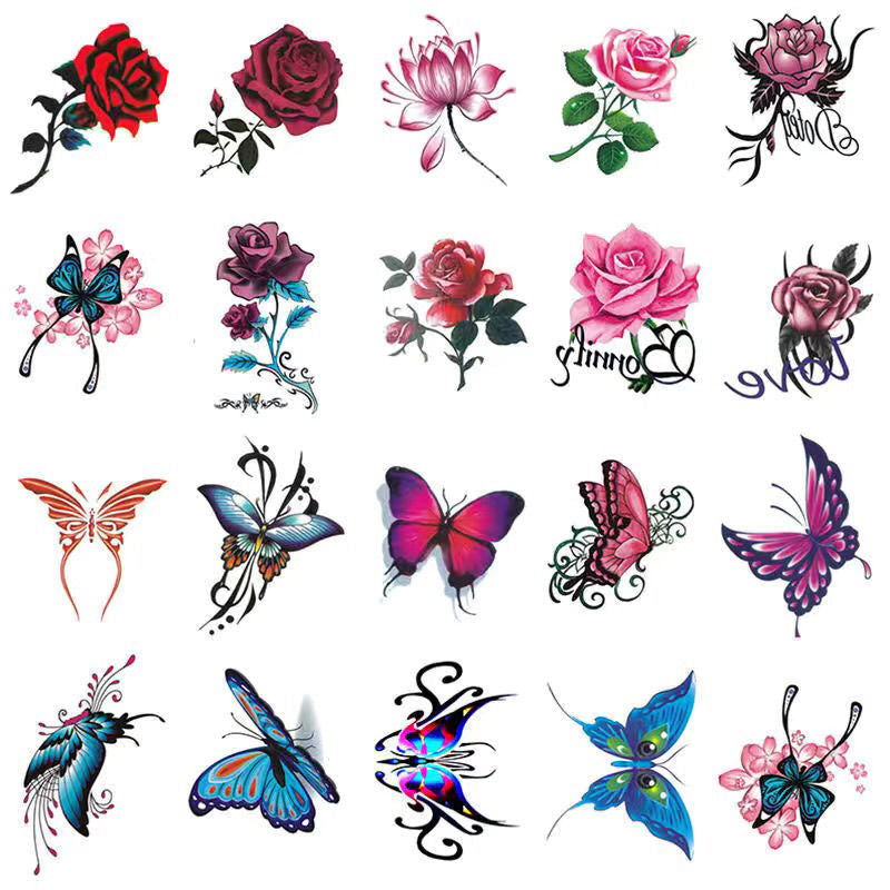 Adesivi per tatuaggi 3D eleganti e creativi