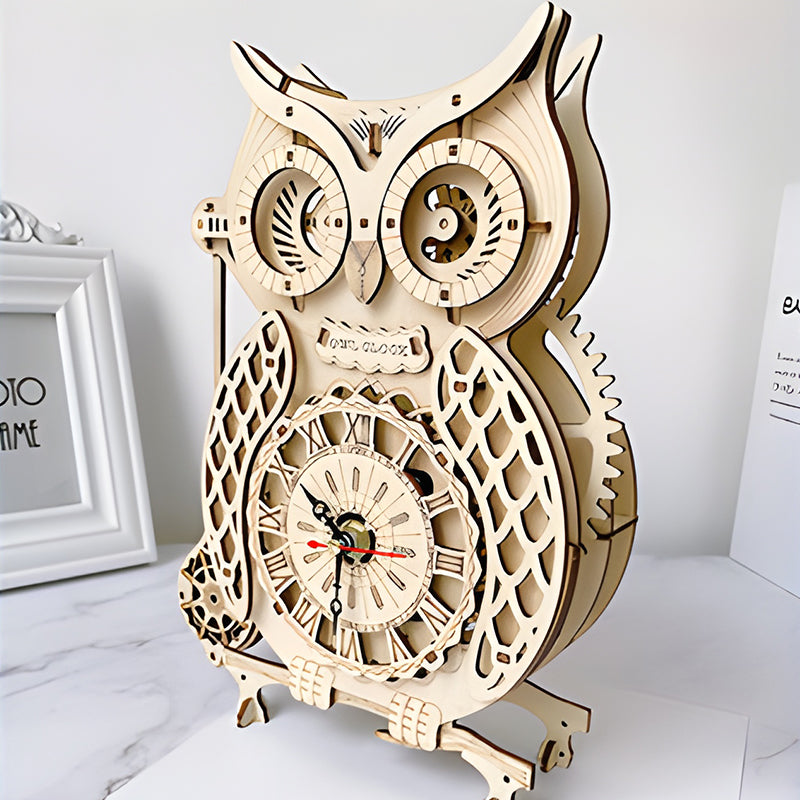 🦉Set di puzzle modello meccanico in legno super