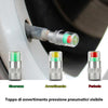 Tappi dello stelo della valvola dell'indicatore della pressione dei pneumatici