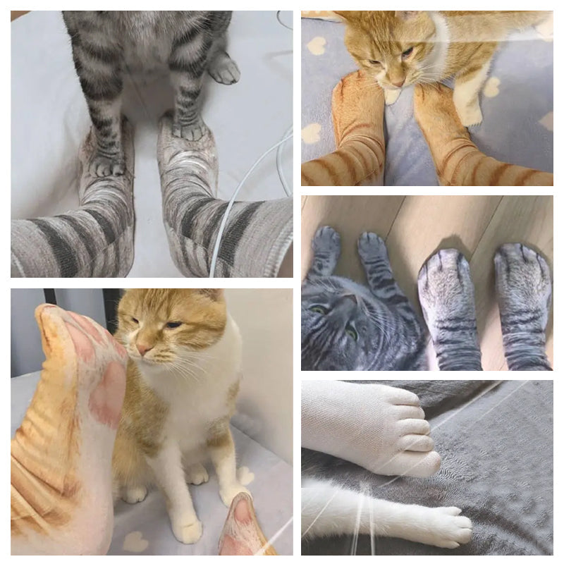 Calzini con zampe di animali con stampa 3D