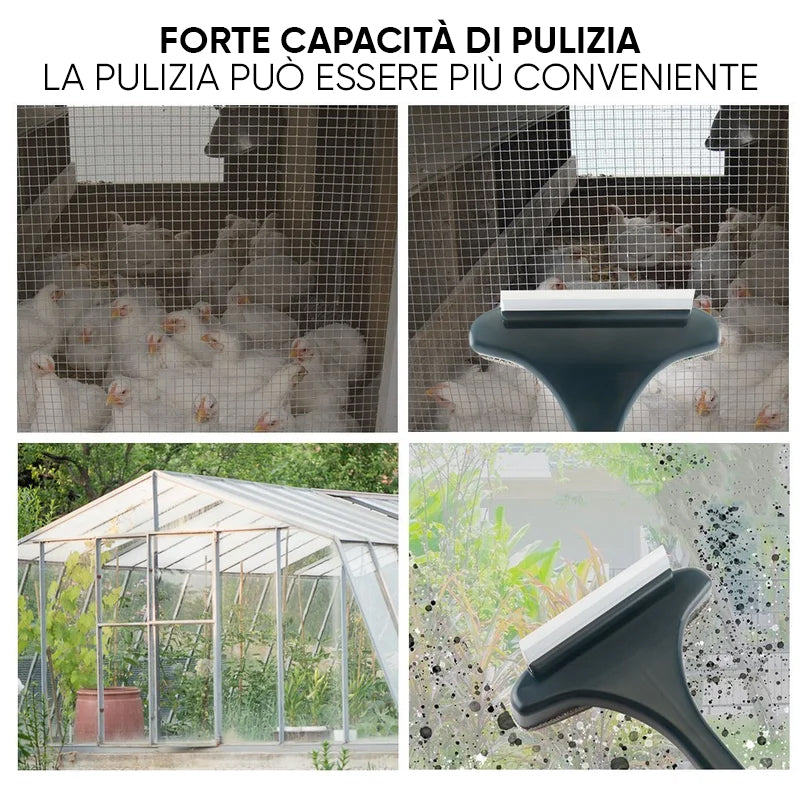 🔥Spazzola per la pulizia della finestra dello schermo 2 in 1