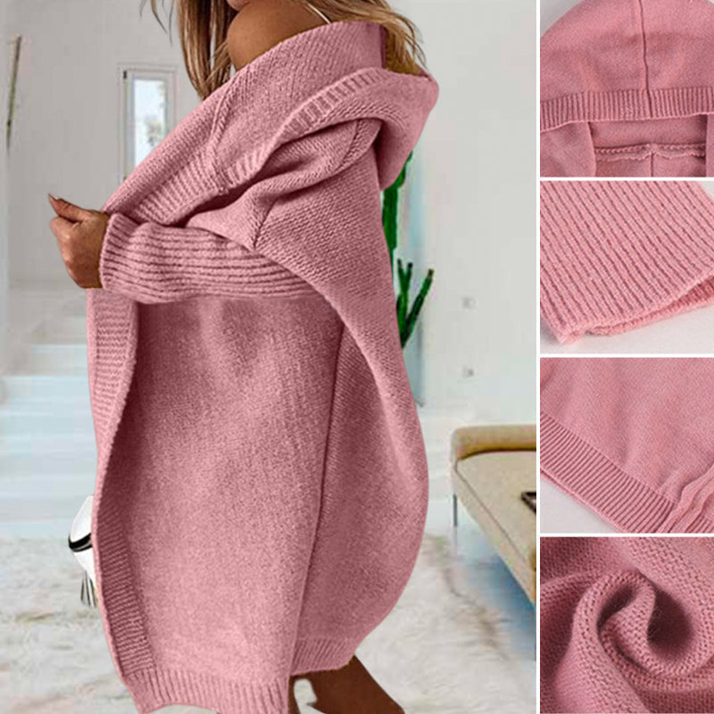 Cardigan di media lunghezza con maniche a bambola