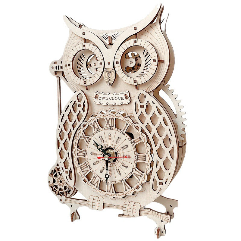 🦉Set di puzzle modello meccanico in legno super