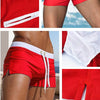 Costume da bagno da spiaggia da uomo in tinta unita