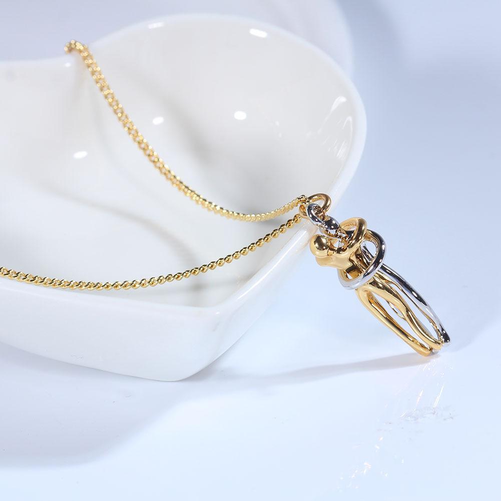 Collana abbraccio stile amore
