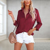 Elegante blusa monocolore primavera/estate