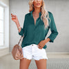 Elegante blusa monocolore primavera/estate