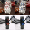 Orologio da uomo digitale con bracciale in acciaio inossidabile Lava LED