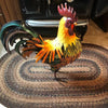 Iron Rooster - dettagli sorprendenti e bellissimi colori - arte del prato e del giardino