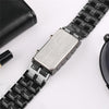 Orologio da uomo digitale con bracciale in acciaio inossidabile Lava LED
