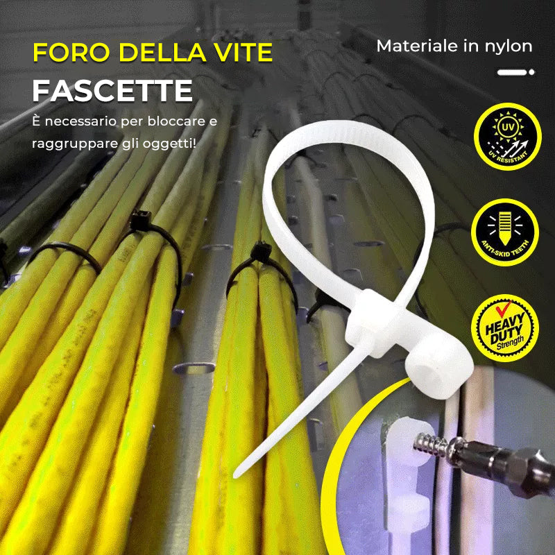 Fascette Con Foro Per Vite