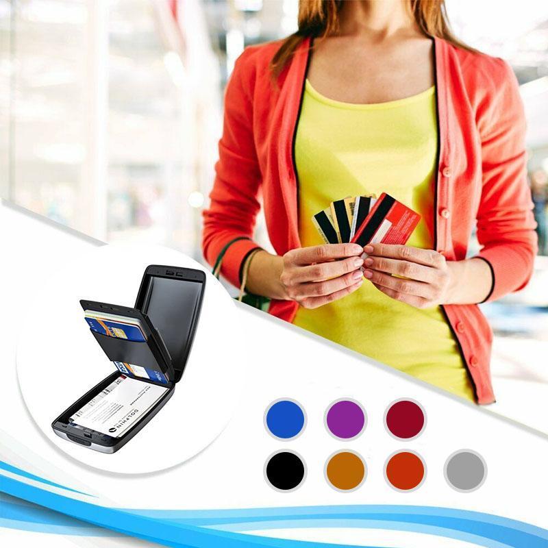 Portafogli portacarte Rfid in acciaio inox