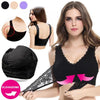 Reggiseno di sollevamento in pizzo con fibbia anteriore senza fili
