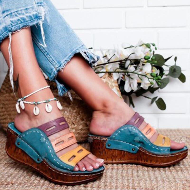 2020 nuove pantofole sandali taglie forti casual da donna