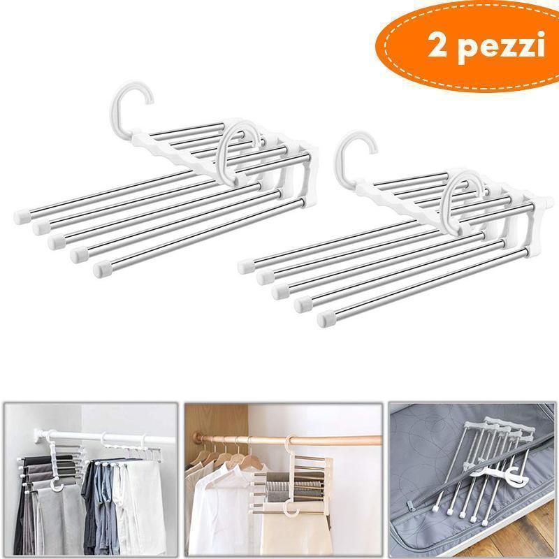 Appendiabiti di deformazione multifunzionale 2 pz