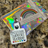 🌈Portachiavi con cuori arcobaleno di supporto emotivo💕