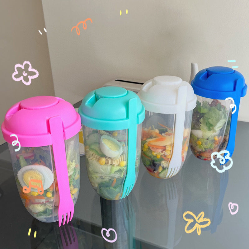 Tazza da insalata leggera portatile Mason