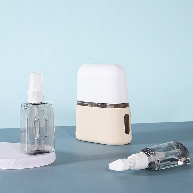 Set di flaconi da viaggio portatili con dispenser per shampoo