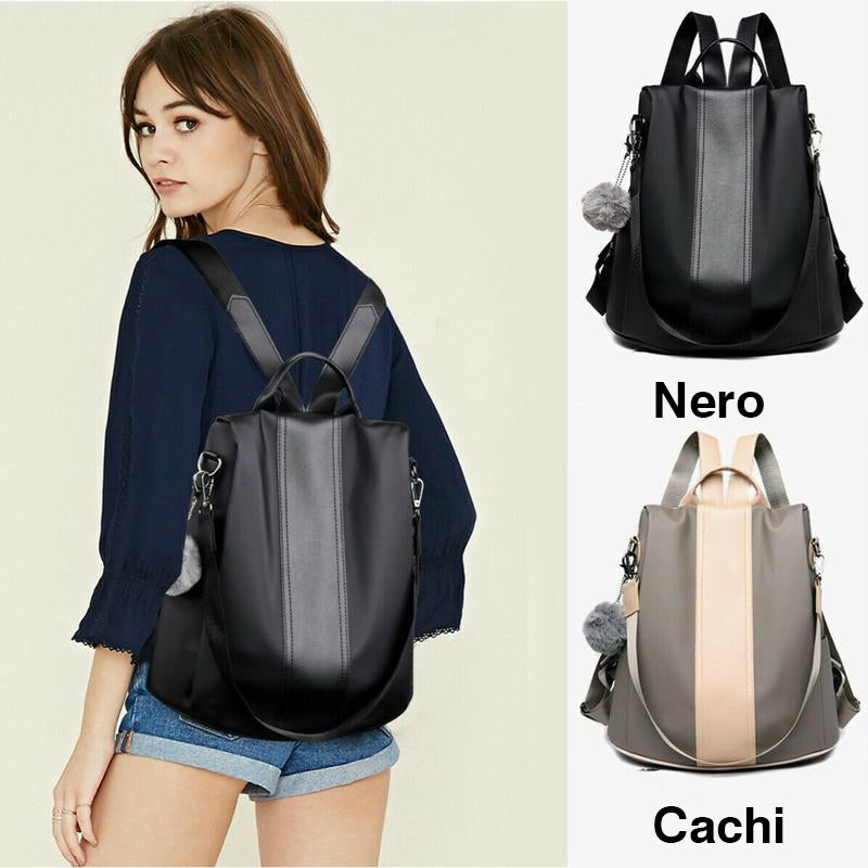 Zaino antifurto in nylon impermeabile