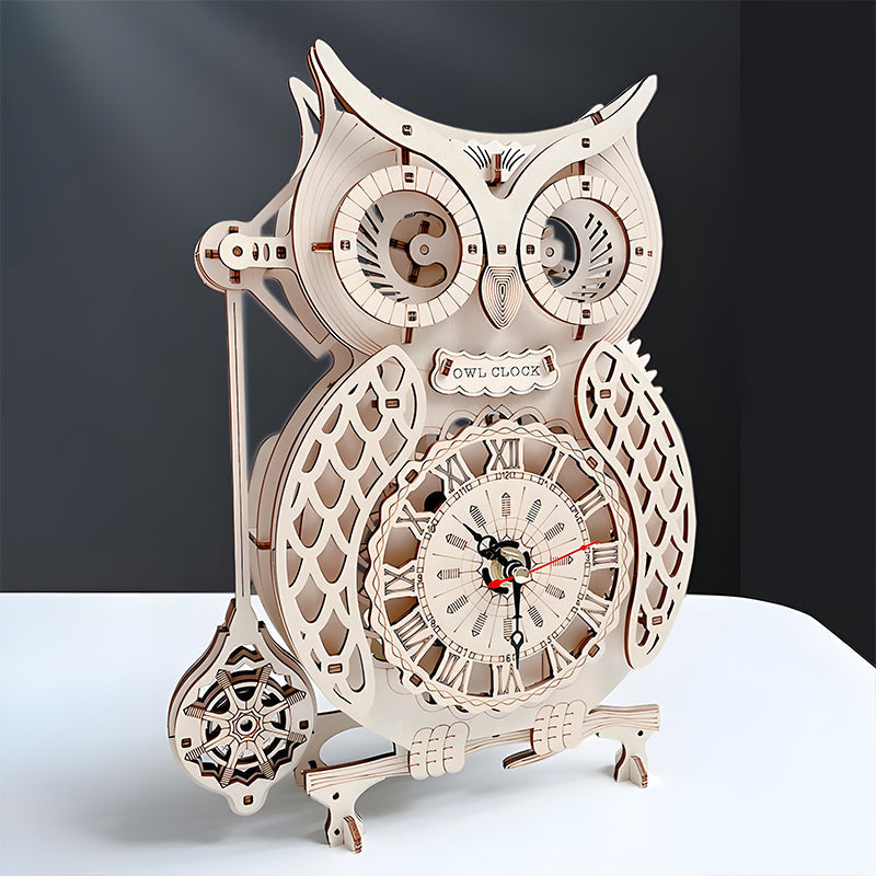🦉Set di puzzle modello meccanico in legno super