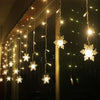 Luci a stringa LED con fiocco di neve per tende