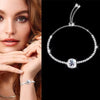 Bracciale in argento 925 con moissanite