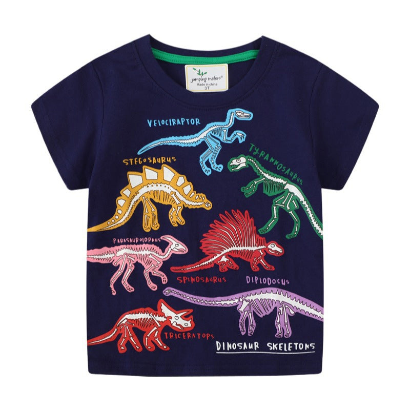 T-shirt Con Dinosauro Luminoso