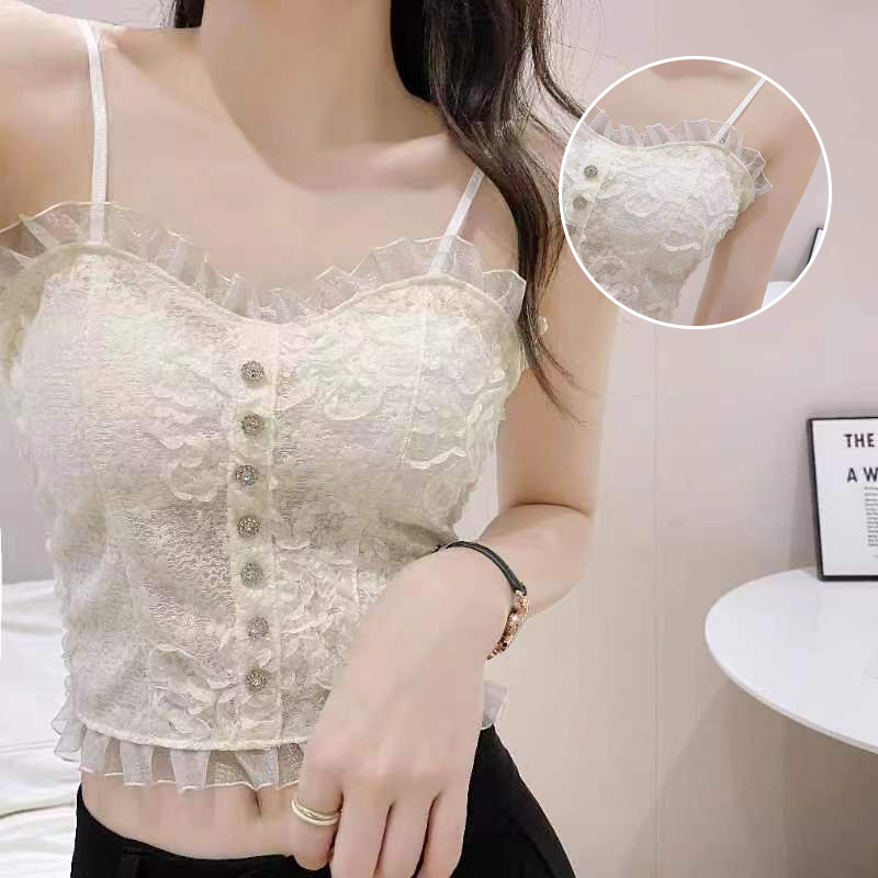 Gilet da donna con interno in pizzo