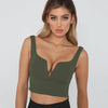 Camicia slim, scollo a V